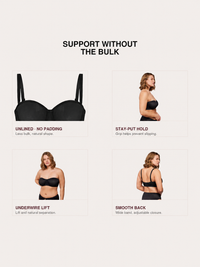 Stay-Put Convertible Strapless Bra
