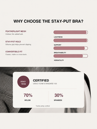 Stay-Put Convertible Strapless Bra