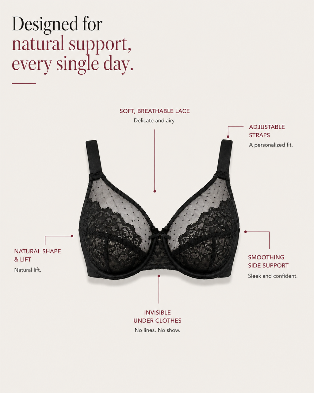 Everyday Lace™ Support Bra