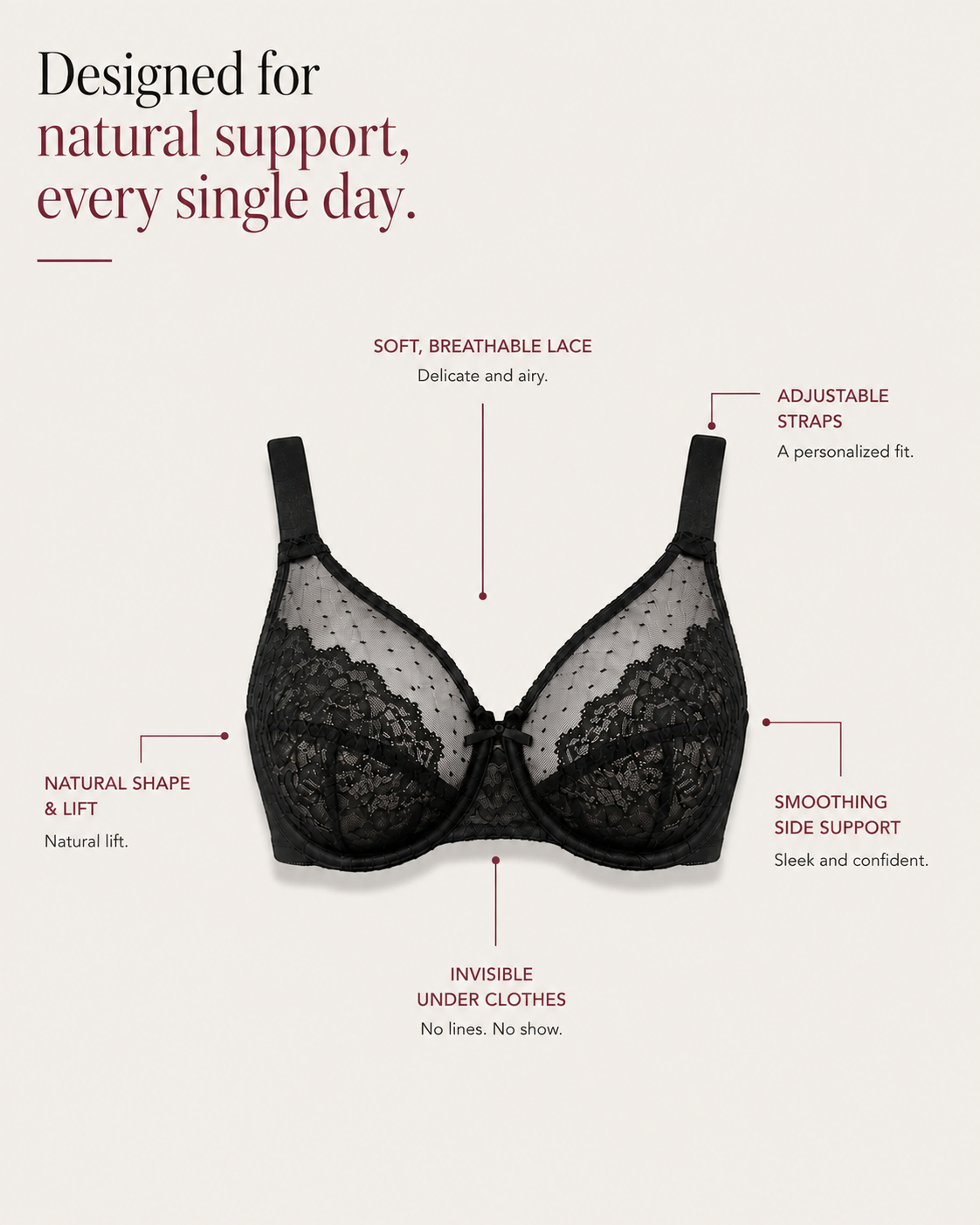 Everyday Lace™ Support Bra
